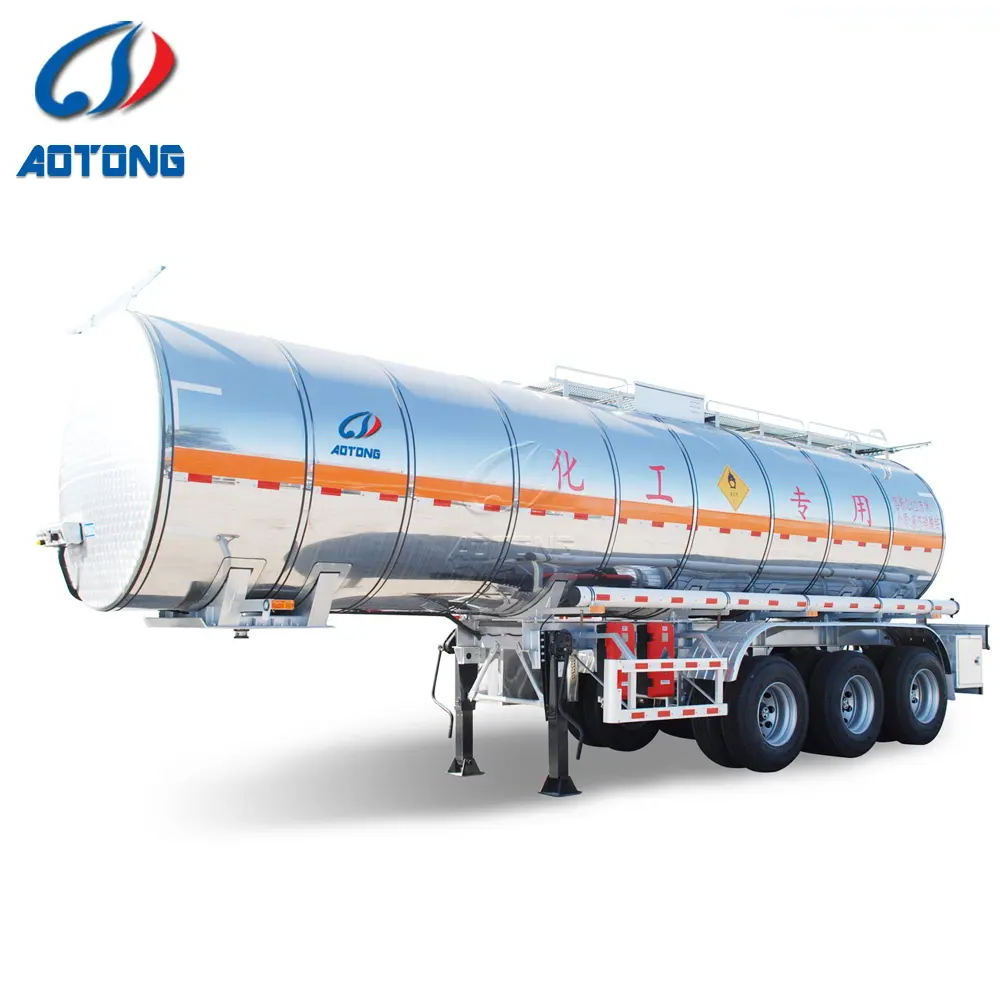 Factory Supply Hot Sale 3 Axle Oil Tank Trailer 45000 60000 Liters Fuel Tanker Truck With Semi Trailer