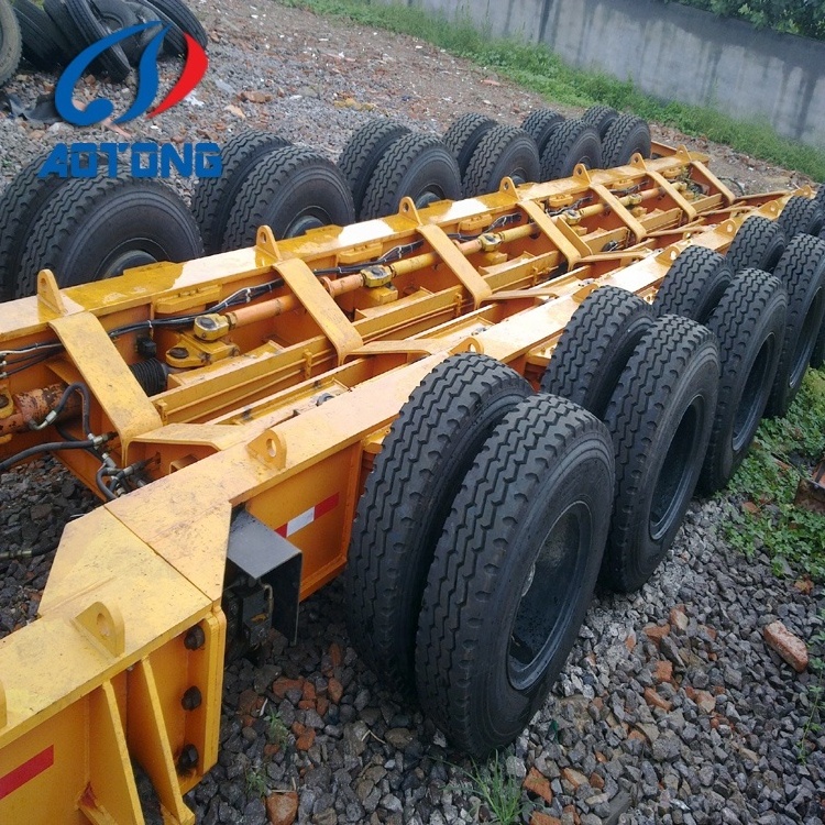 SPMT self-propelled modular trailer for heavy equipment transporter