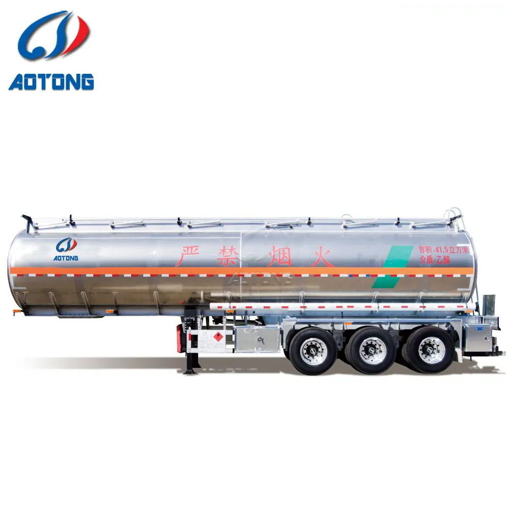 Factory Supply Hot Sale 3 Axle Oil Tank Trailer 45000 60000 Liters Fuel Tanker Truck With Semi Trailer