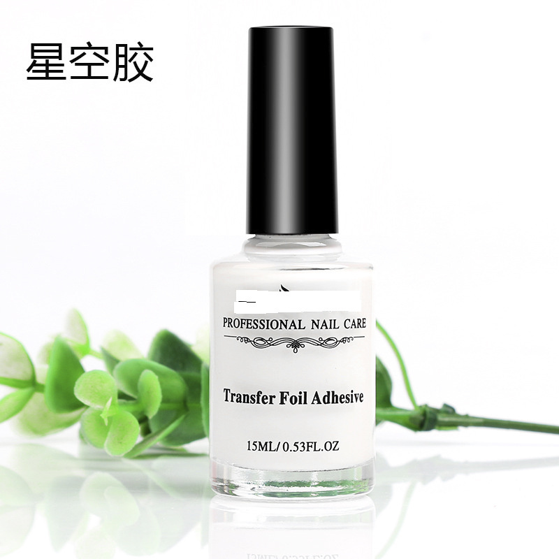 15ml Transparent Nail Foil Mastic Glue Star Glue For Nail Foils Transfer Paper Manicuring Nail