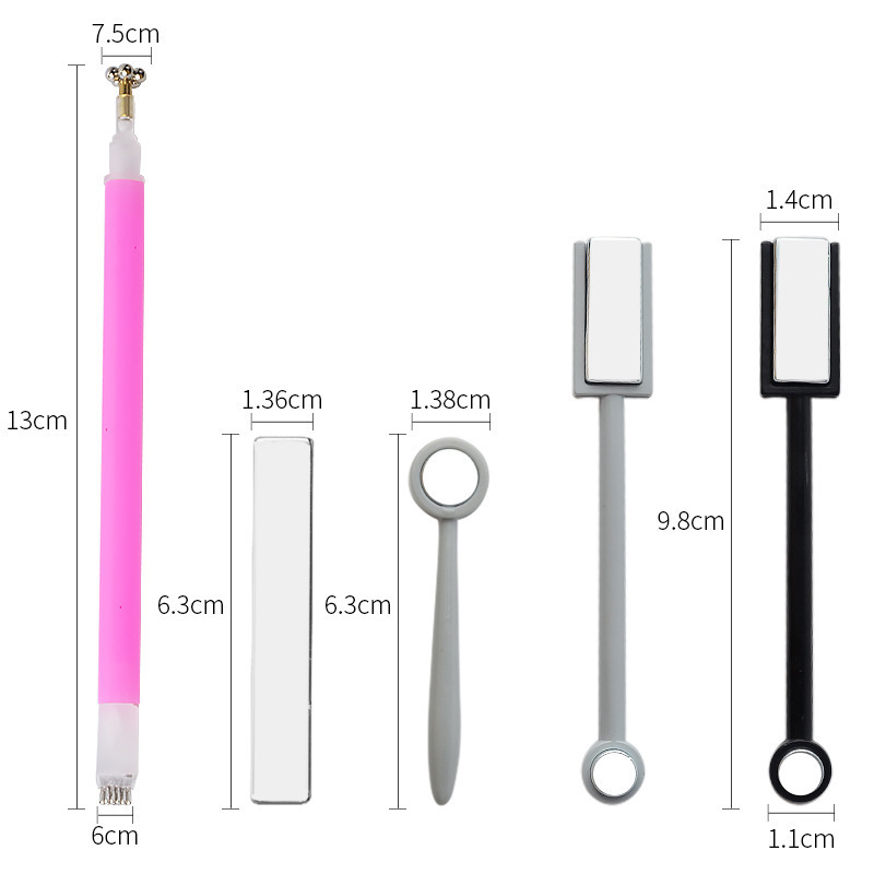 Factory Direct Nail Tools Cat's eye magnet nail polish glue fancy multi-functional nail pen wholesale