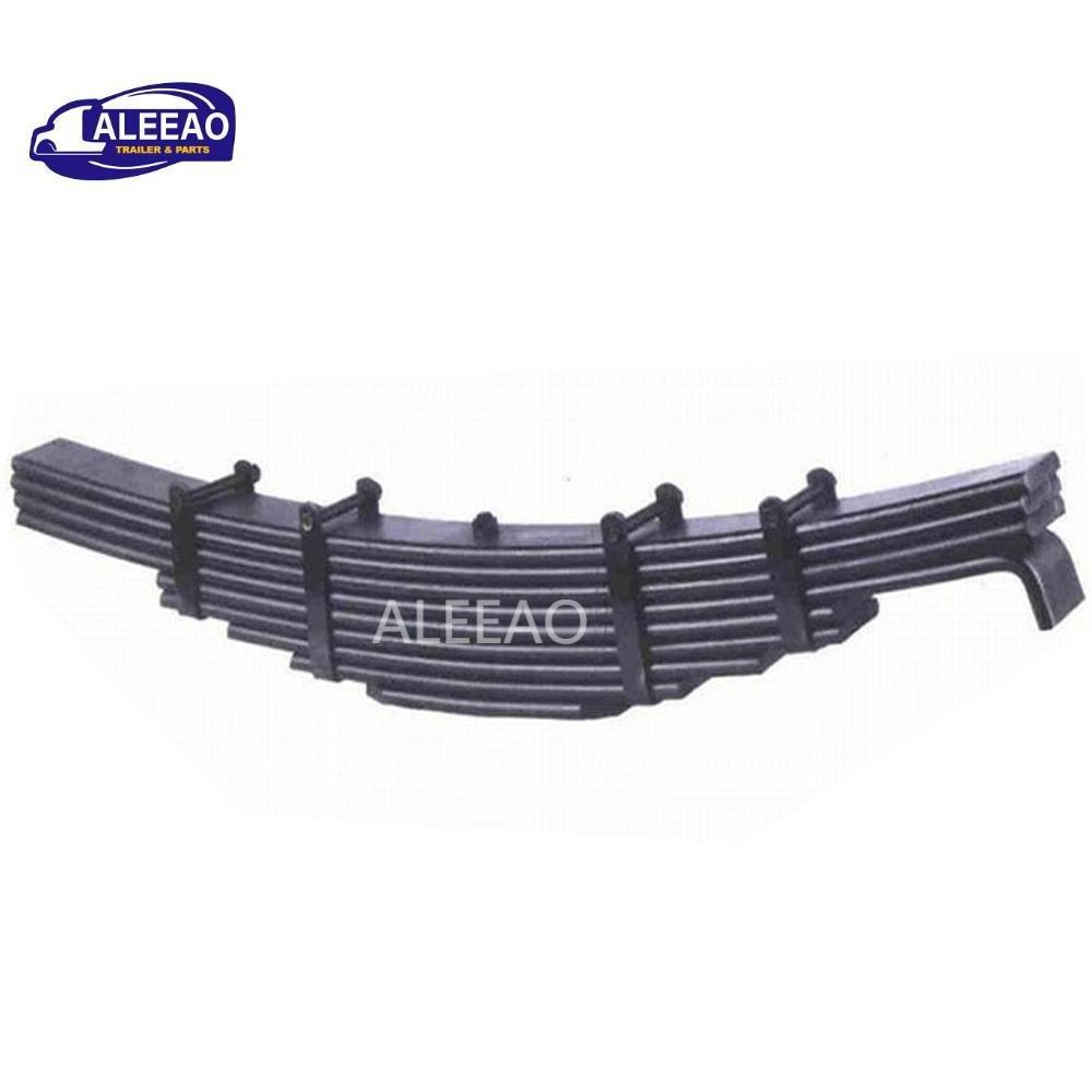 Lower Price Spring 90mm 120mm Width New Used Truck Trailer Spare Parts Steel Leaf Spring Suspension