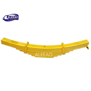 Lower Price Spring 90mm 120mm Width New Used Truck Trailer Spare Parts Steel Leaf Spring Suspension