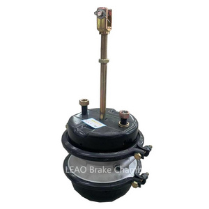 LEAO Best Quality T24/30 Air Spring Long Stroke Trailer Brake Actuator Double Brake Chamber t24/30