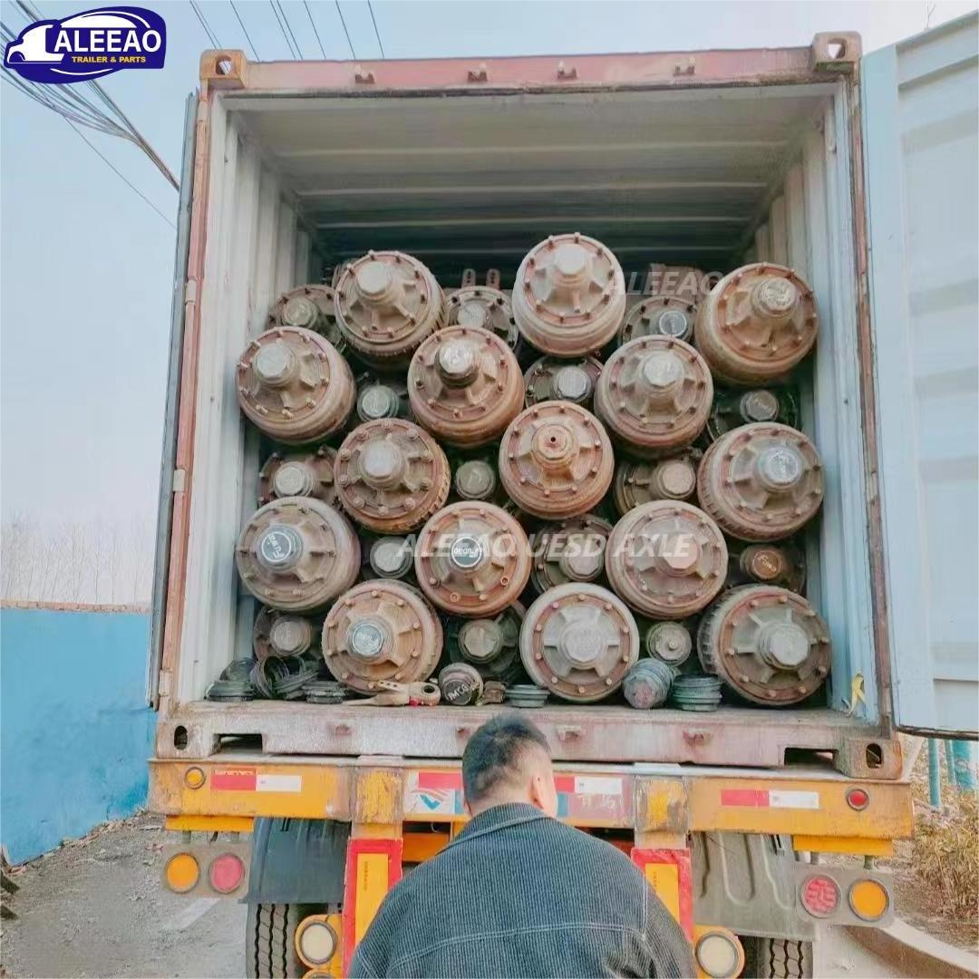 ALEEAO Low Price Truck And Trailer Parts Used Bpw Axles Second Hand Front Axle For Sale