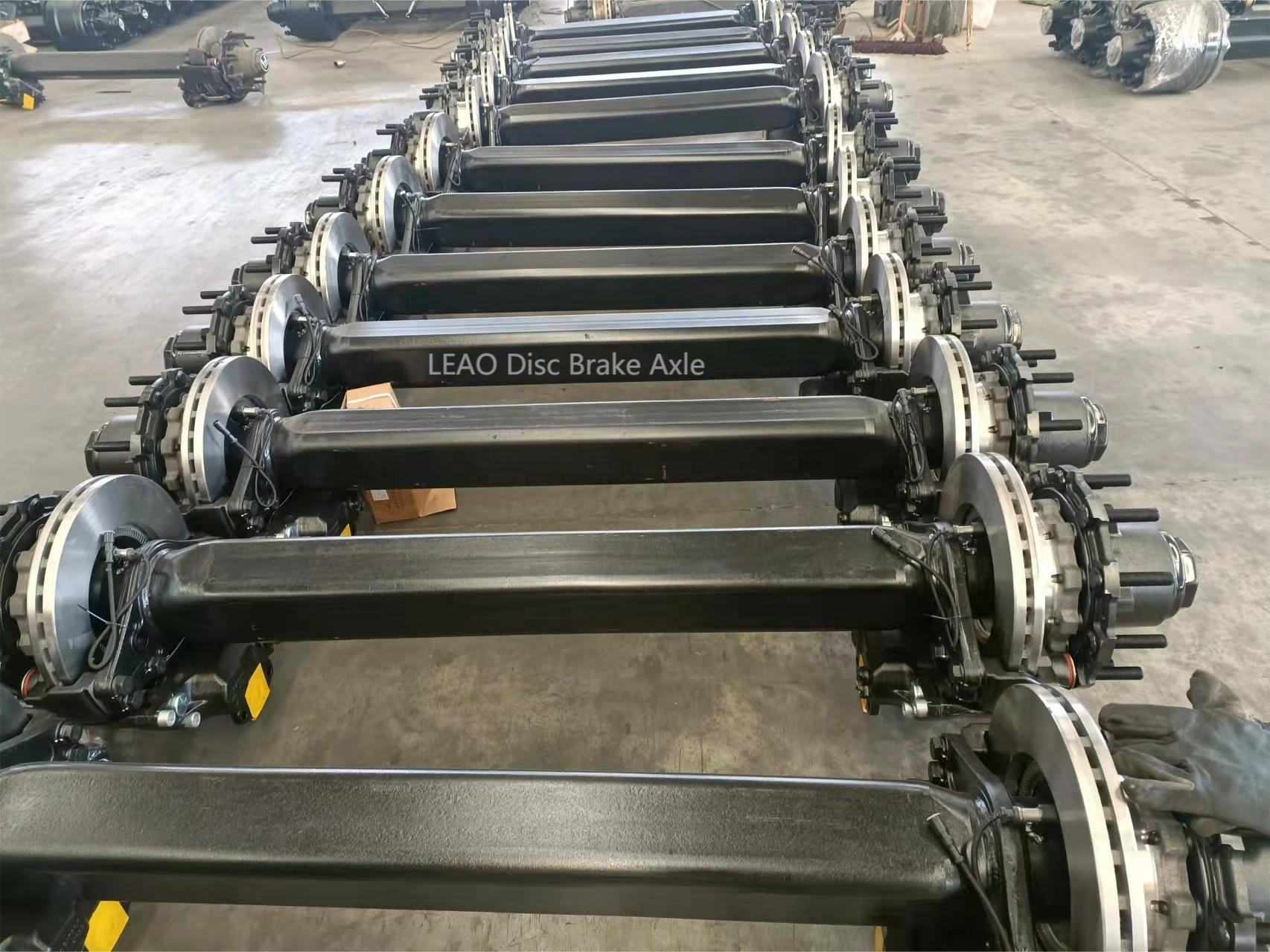 Shandong Disc Brake York Trailer Parts Disc Brake Shaft Axle tractor air brake axles trailer parts