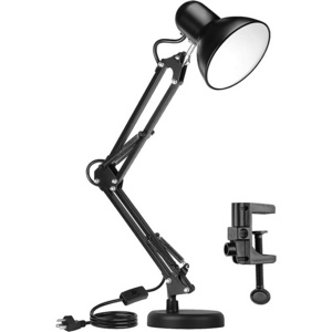 Russia Iron Cheap Price Flexible Base Clip Desk Lamp Led table Light With Swing Long Arm Working Study Reading Architect Lamp