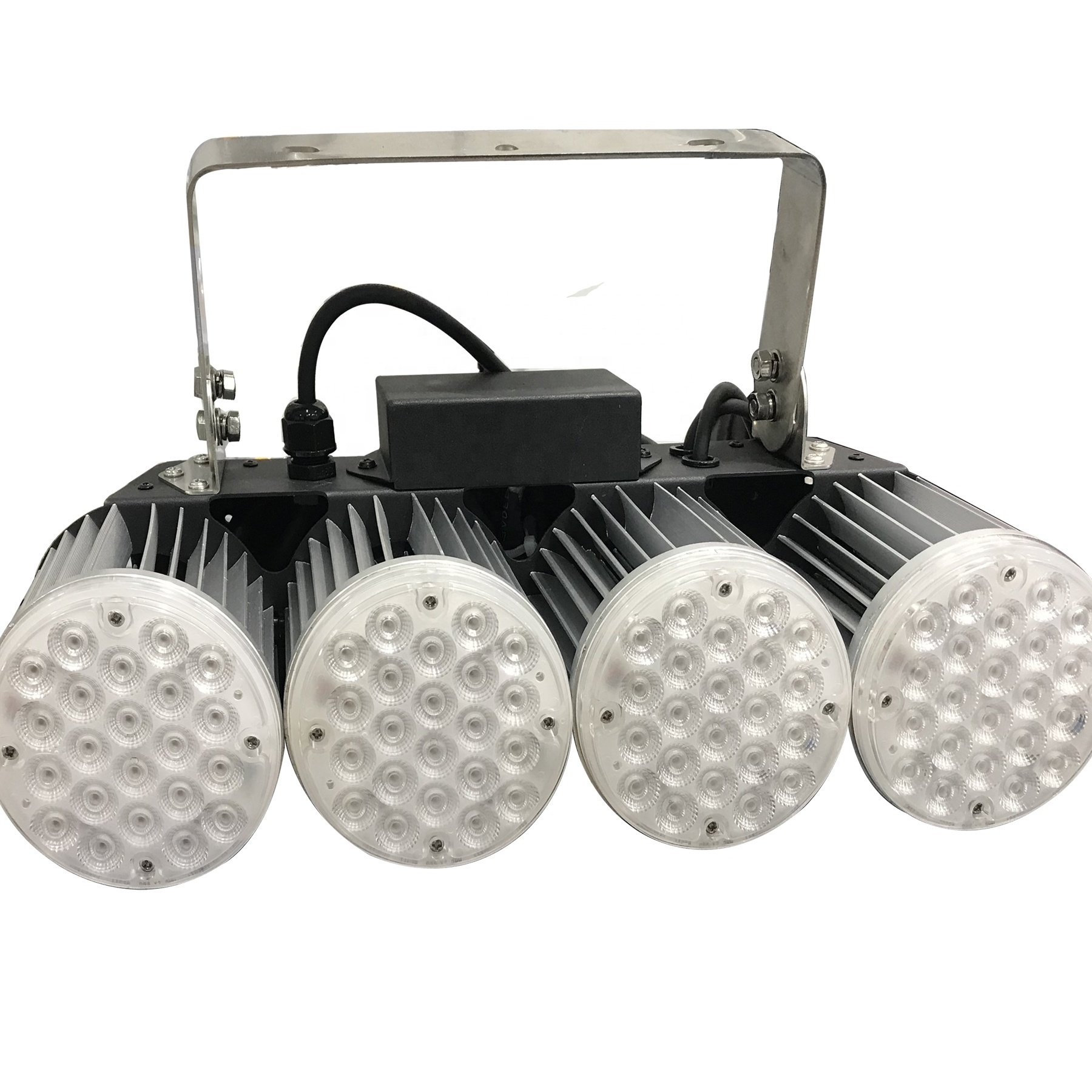 IP67 Waterproof 100W RGB strip led flood light DMX color changing spotlight RGBW light 100W for garden landscape tree decoration