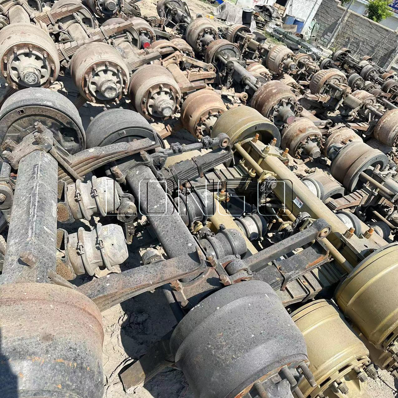 used semi trailer  bpw 3 axles used boogie axle assembly torsion rear axle for sale