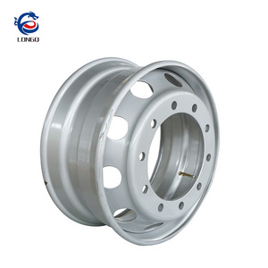 LONGQ China Supply 7.5-22.5/8.25-22.5/9.0-22.5 Customized Forged 22 Inch Truck Wheel Rims for Sale