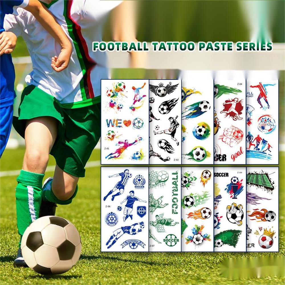 Manufacture Customized Personalized Football Games Flag Body Tattoo For Football Match Fans Face Arm National Tattoos