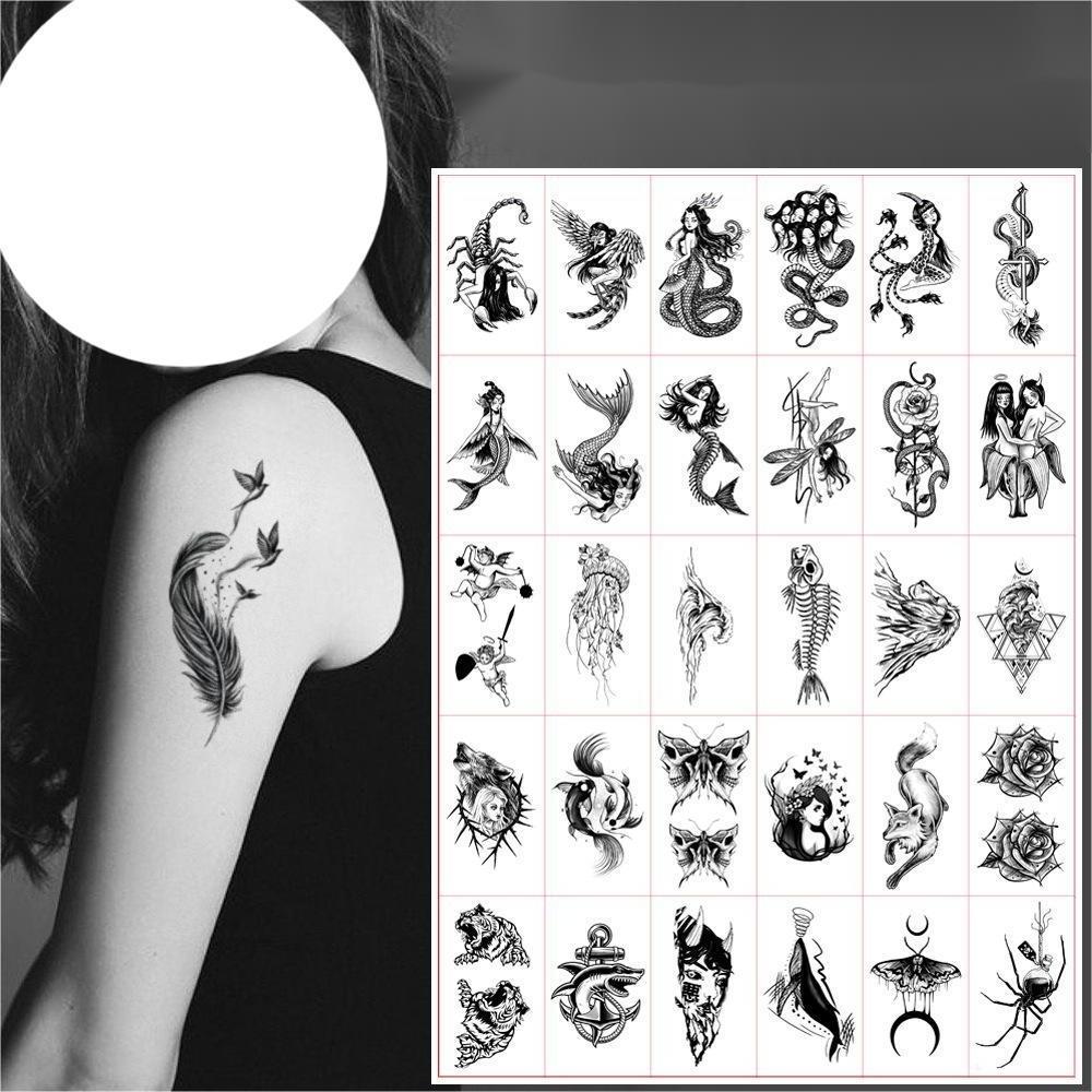 Wholesale High Quality Waterproof Temporary Body Art Sticker Sexy Tattoo Temporary