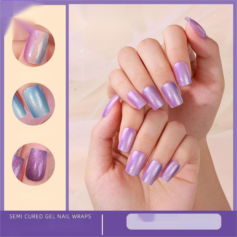 Non-toxic popular nail sticker wholesale nail polish custom nail wraps