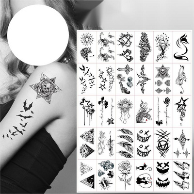 Wholesale High Quality Waterproof Temporary Body Art Sticker Sexy Tattoo Temporary