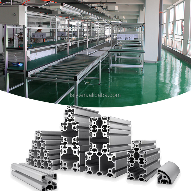 Europe CNC 40160 Aluminum T Slot Profiles Aluminum Extrusion Table for machine