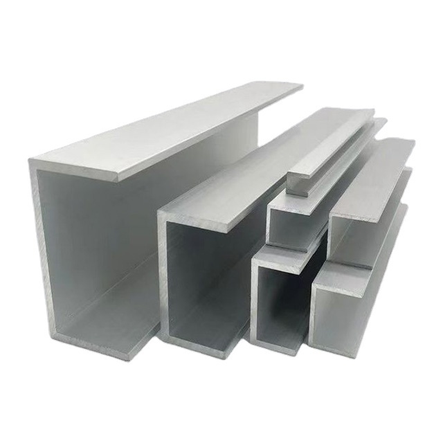 Custom Anodized Sliding Rail C Beam Extrusion U Channel Aluminum Profile