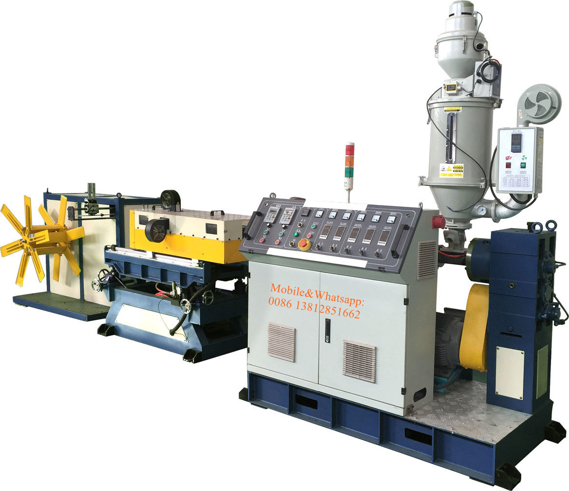 PP PE PVC pipe making machine price/Plastic flexible pipe extrusion production line/ Electric conduit pipe machine extruder