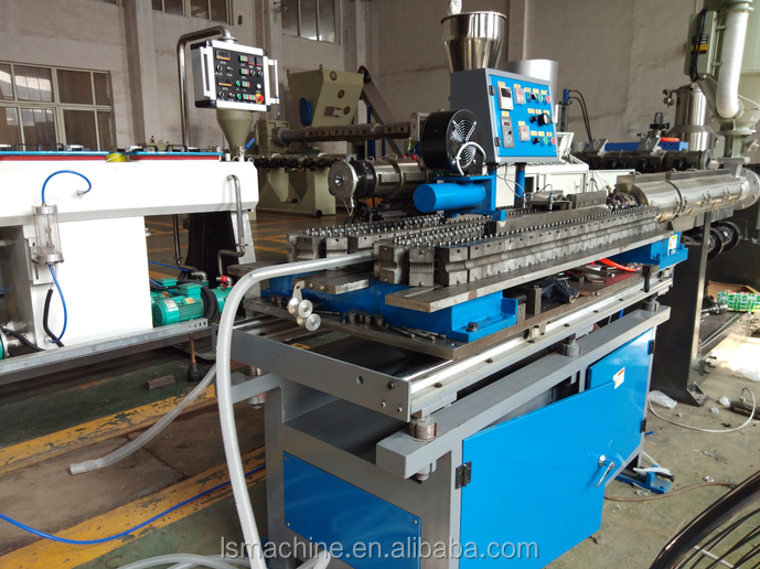 High speed output HDPE PP PVC single wall corrugated hose pipe making machine factory price