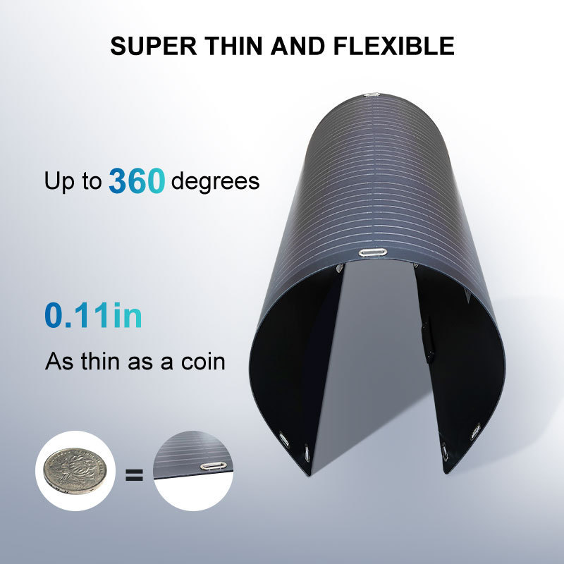 High efficiency ETFE Flexible solar panel 100w 140w 180w 200w 260w 300w bendable mono Flexible solar panel