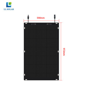 ETFE 100W 200W Flexible Mono Photovoltaic Panel Solar High Efficiency Paneles Solar For RV Boat Off-Grid