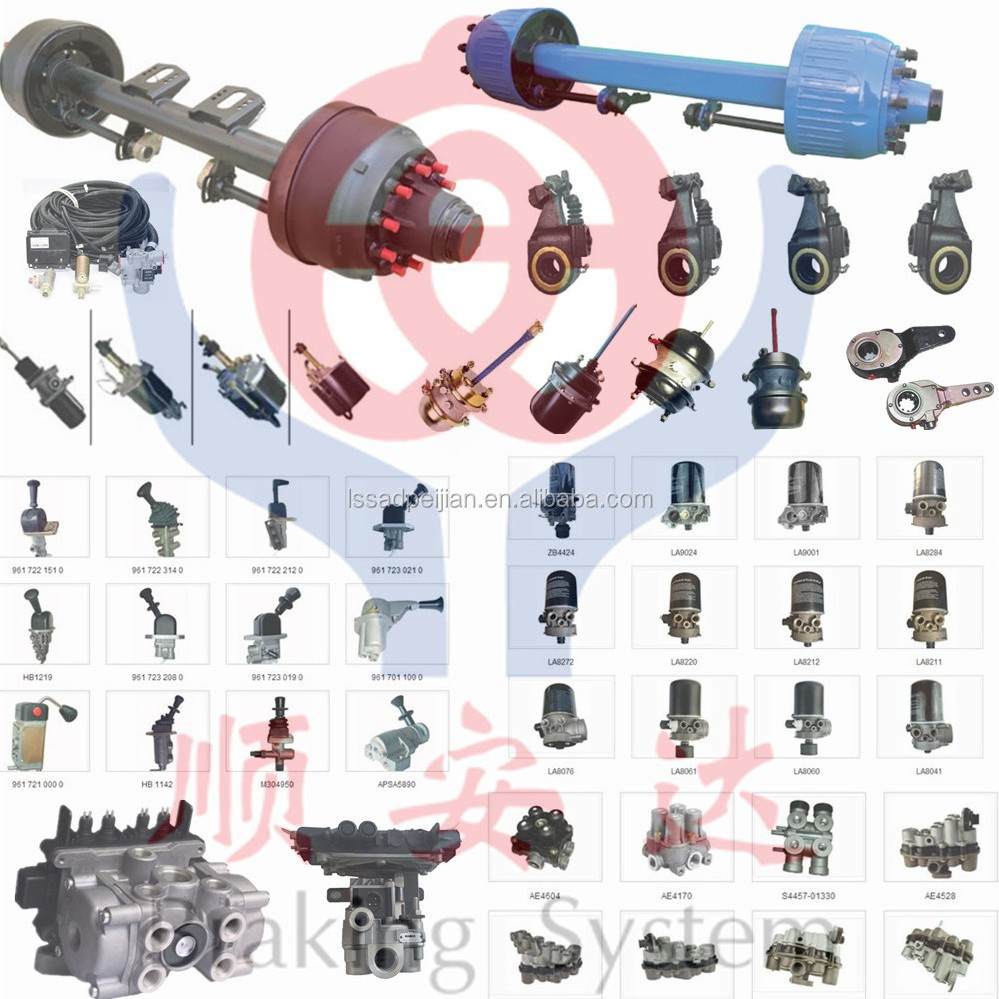 synchronous emergency relay valve for semi trailer