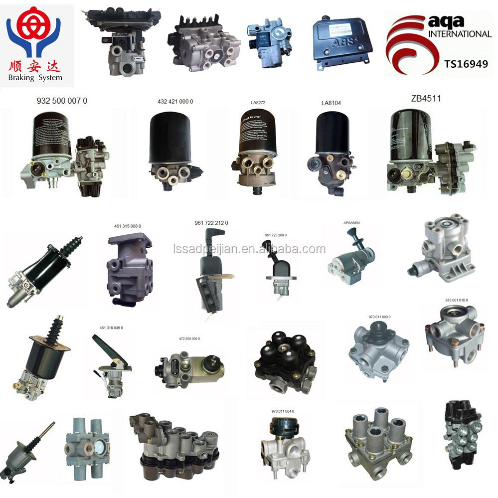 synchronous emergency relay valve for semi trailer