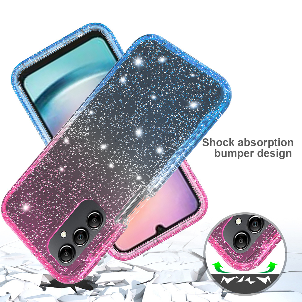 New Product 2023 Sparkle Glitter Cell Phone Accessories Case For Samsung Mobile Phone Case For Samsung Galaxy A24 4G A25 5G