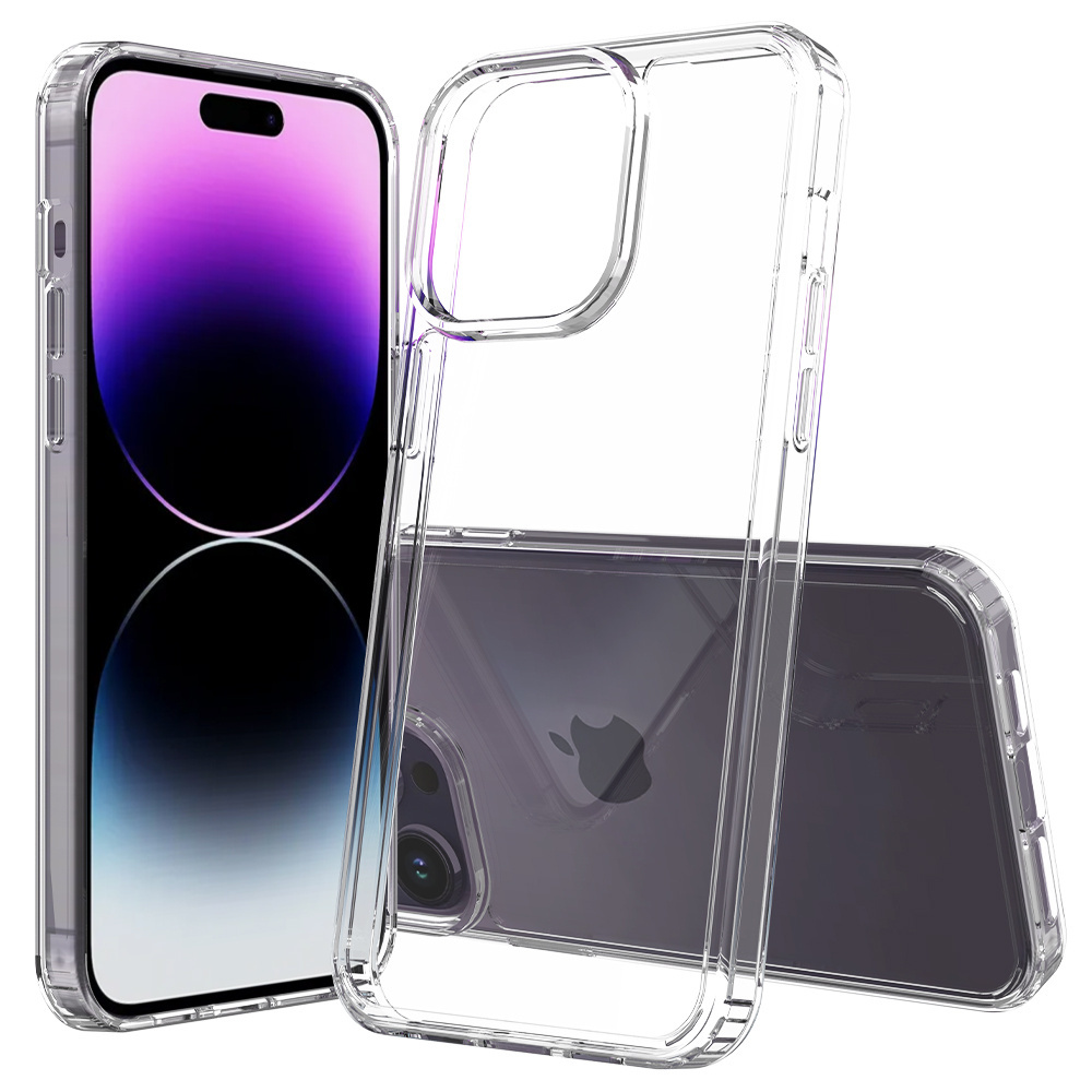 Wholesale Drop-resistant Transparent Phone Case For Apple Iphone 15 Pro Max Clear Space Case