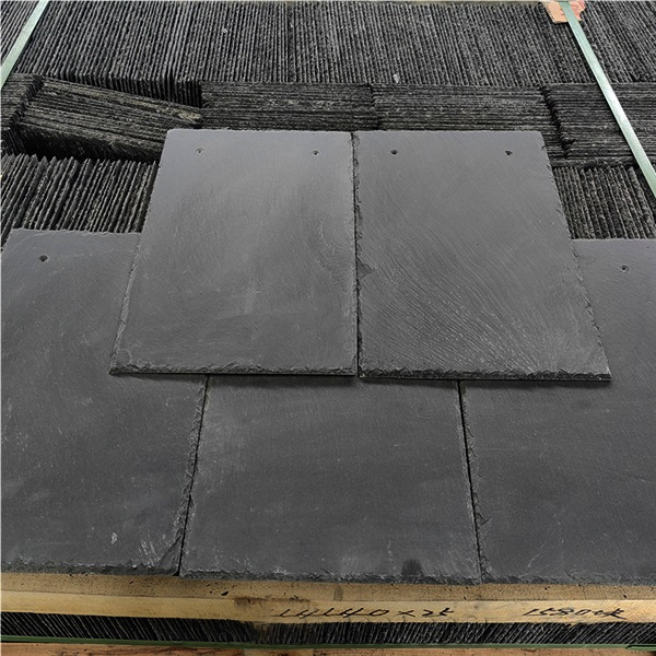 Modern Classic Roofing Slab Natural Rock Stone Roofing Sheets Non-Weathering and Unfading Black Slate Roof Tiles for Villas