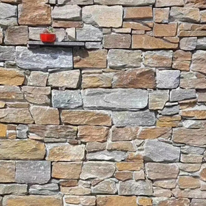 Natural Ledgestone Quartzite Feature Cladding Panels Interior Wall Cladding Exterior Wall Stone For Home Decoration