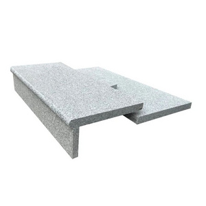 Wholesale Grey Granite Tiles Treads And Risers Stairs Staircases And Bullnose Steps Natural Stone