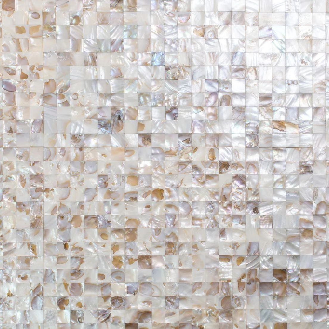 Art Cube 3d Natural Colorful Self Adhesive Peel And Stick Seamless Oyster Sea Seashell Square Mosaic Tile