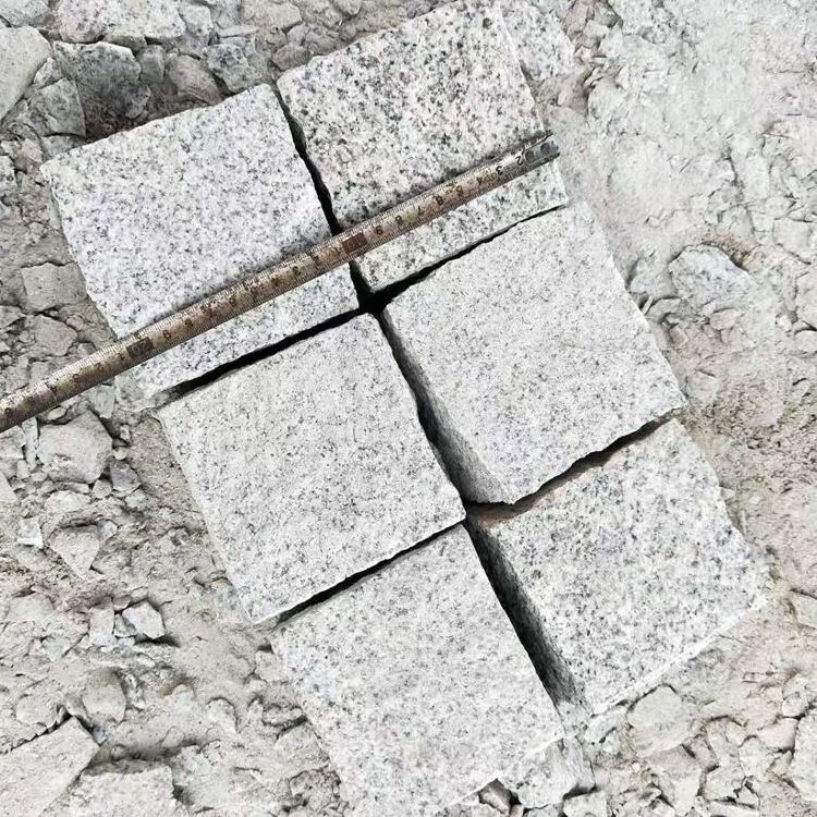 Outdoor Nature Split Gray 10*10 Paving Stones Tumbled G603 Granite Edging Cobblestone Paver