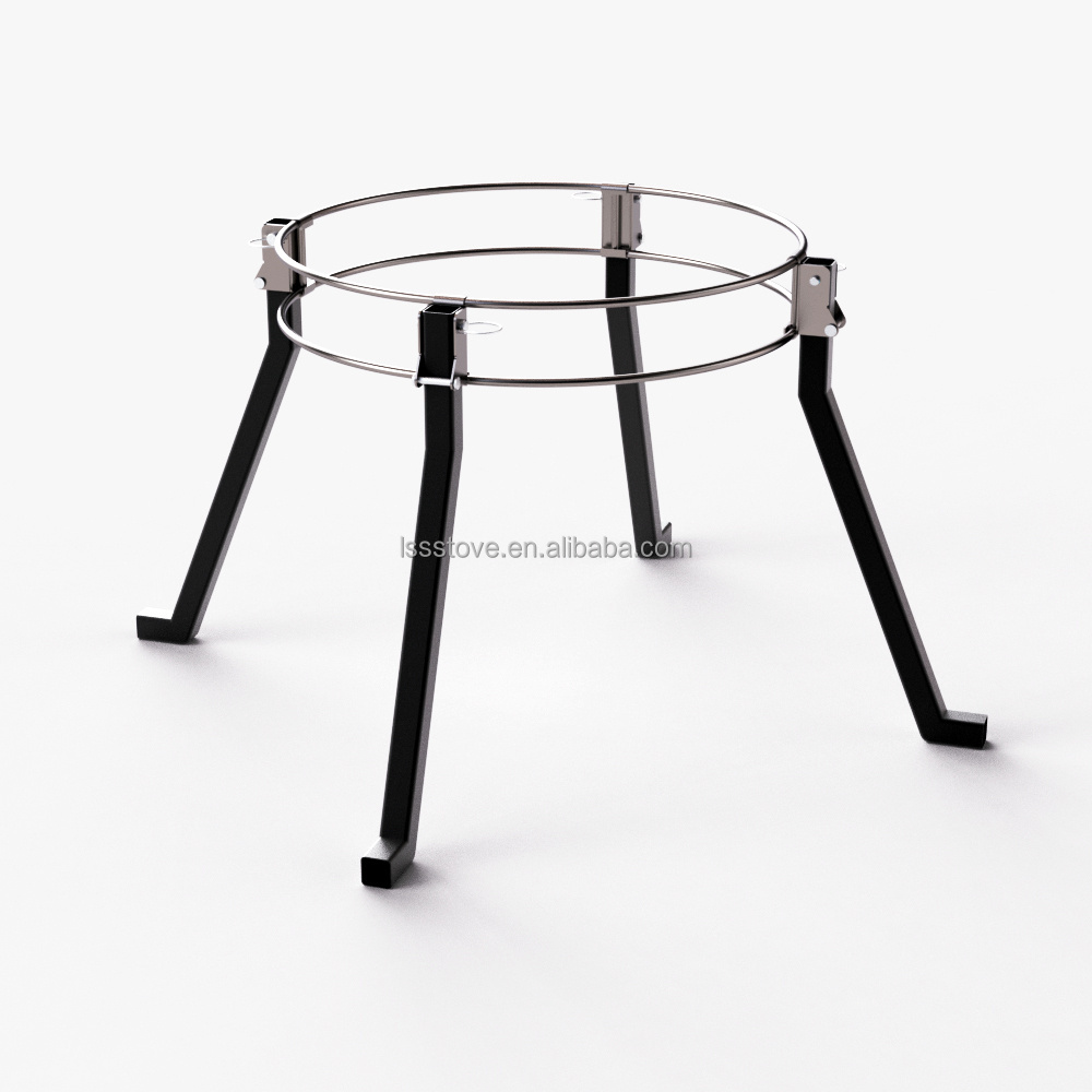 Foldable Fire Pit Stand Stove movable stand Stainless steel stand for outdoor stove fire pit on deck grass