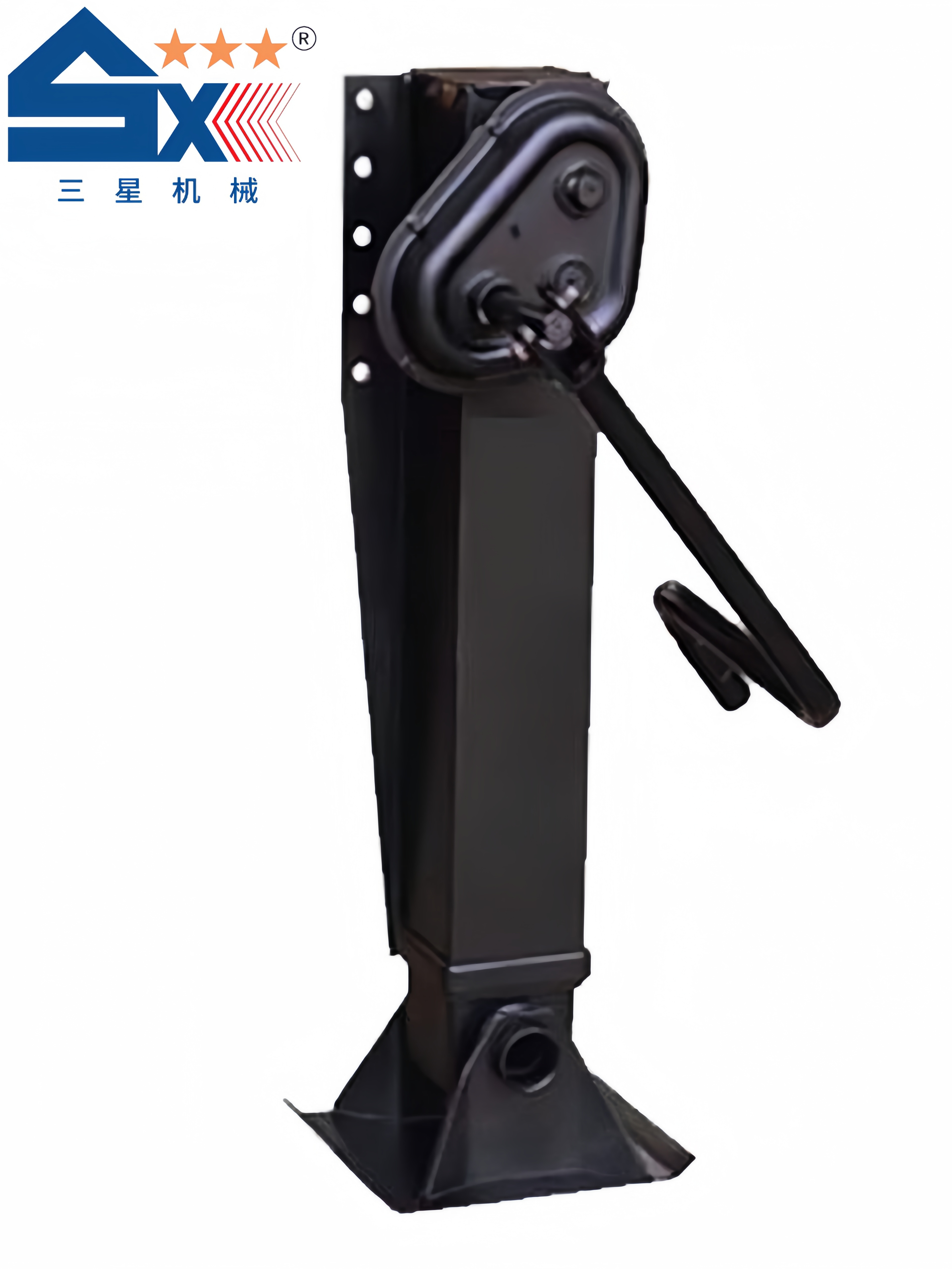 Heavy trailer landing gear support legs