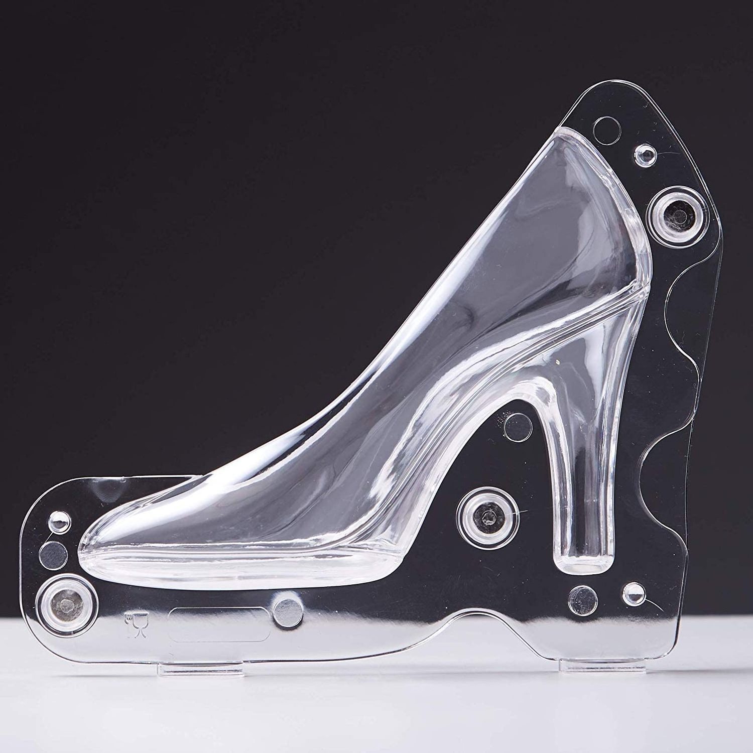 High Heel Shoe Fudge Cake Decoration Mold 3D Magic Polycarbonate Chocolate Mold