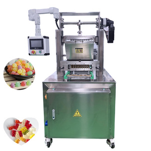 LST automatic gummy filling  depositing machine gummy depositor with demolder hard candy depositing machine