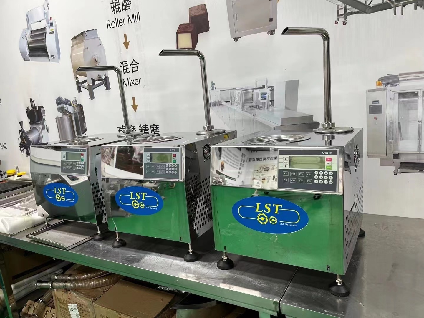 LST New Design small automatic Chocolate Melting Machine Chocolate Tempering Machine For Sale