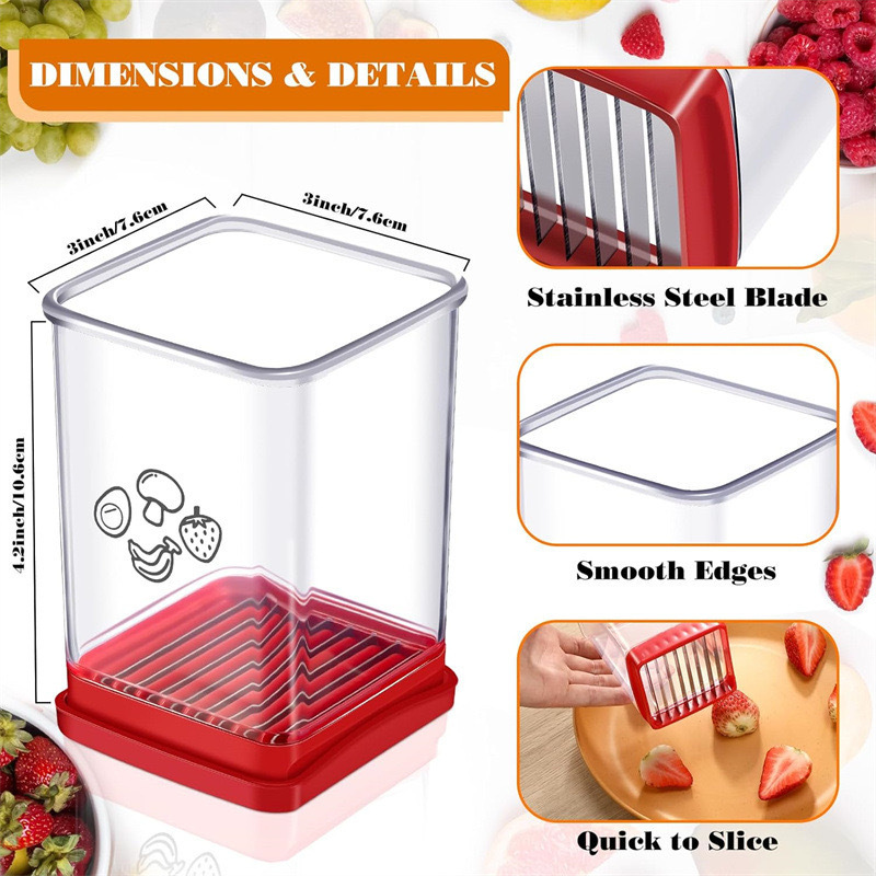 Mini fruit slicer Potato French Fries Cutter Making Tool Slicing Fruit Strawberry Grape Vegetable Shredder Cup Slicer