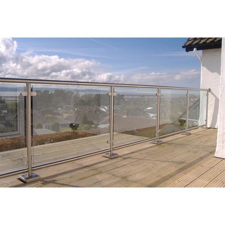 10MM Frameless Glass Pool Fencing Glass Railing Balustrade Posts