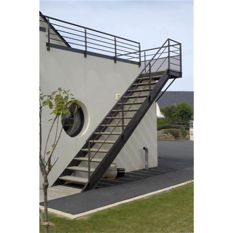 Customized Design Metal Steel Stair Carbon Stainless Steel Staircase Outdoor