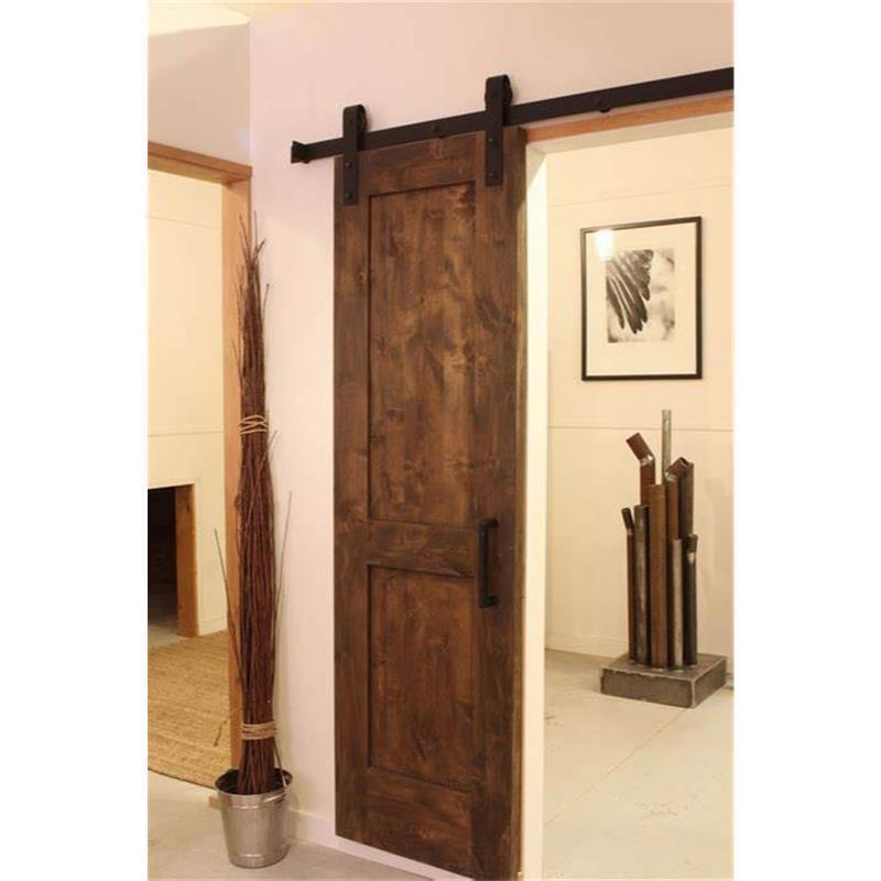 Customized High Quality Interior Barn Doors Sliding Modern Double Wooden Barn Door With Hardware