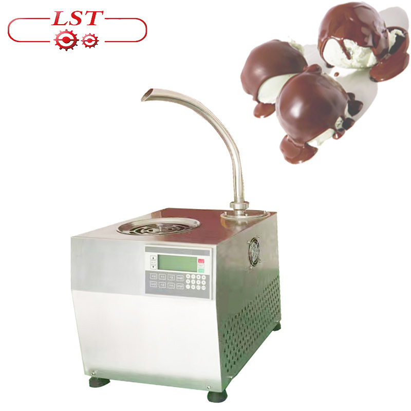 LST Brand 5.5L chocolate tempering machine and chocolate dispenser for ice cream store