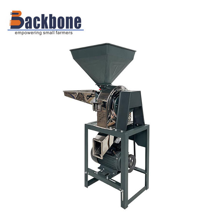 Backbone Machinery China stainless steel  spice herb mill grinder mushroom rice hull pulverizer machine