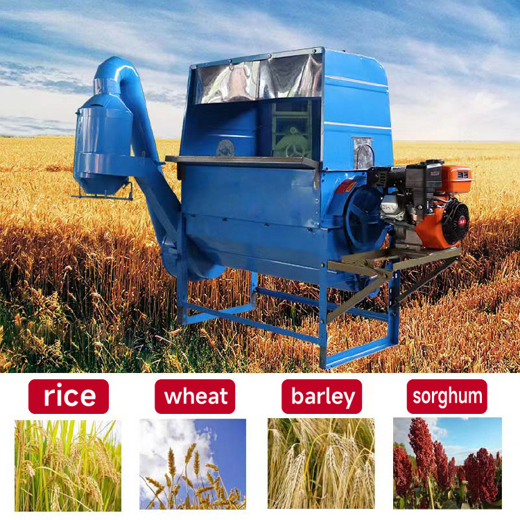 2024 new design hot selling factory supply paddy wheat bean sorghum thresher multifunctional machine