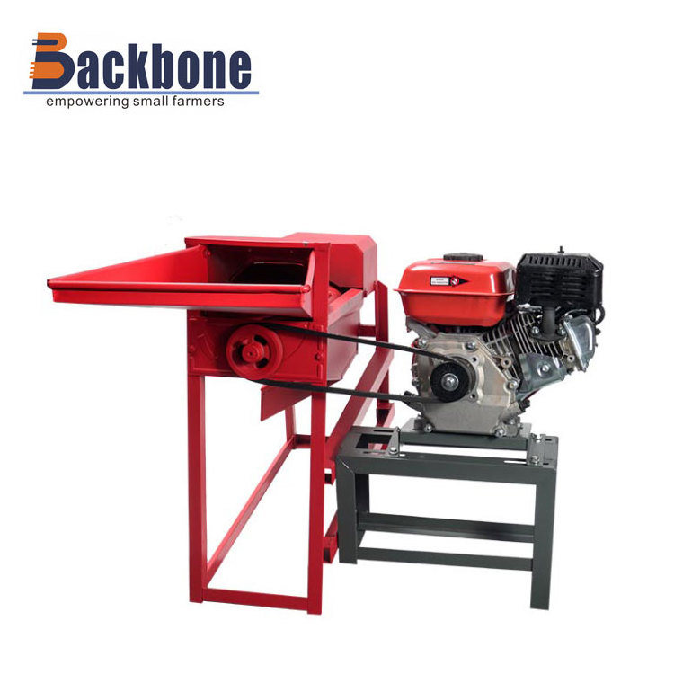 Backbone Machinery high capacity corn thresher maize thresher with 7.5 HP gasoline engine