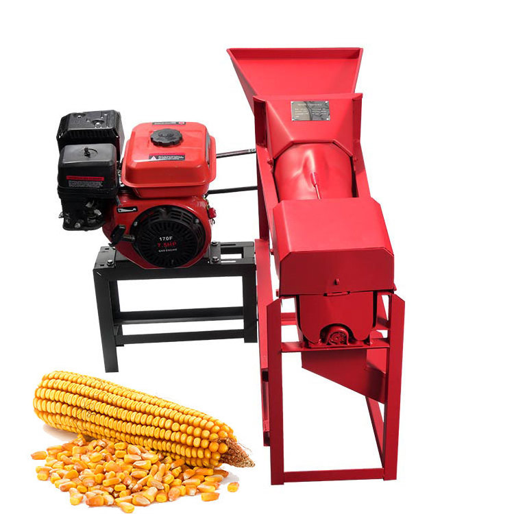 Backbone Machinery high capacity corn thresher maize thresher with 7.5 HP gasoline engine