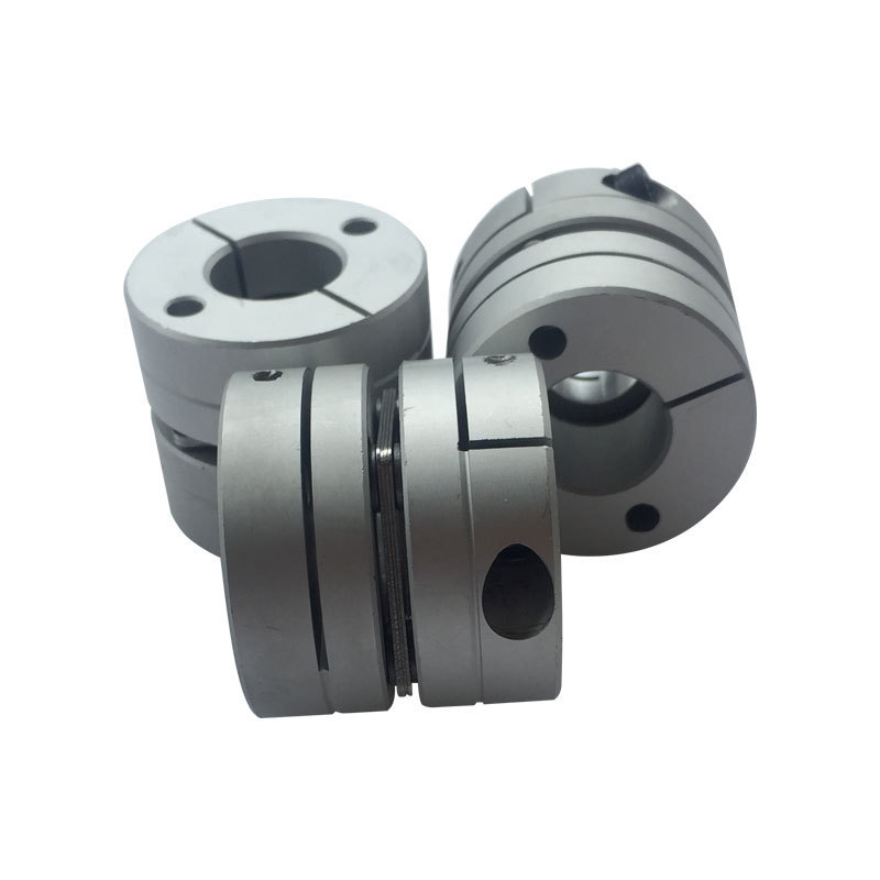 Aluminum alloy elastic single and double diaphragm laminated coupling servo motor screw shaft connection