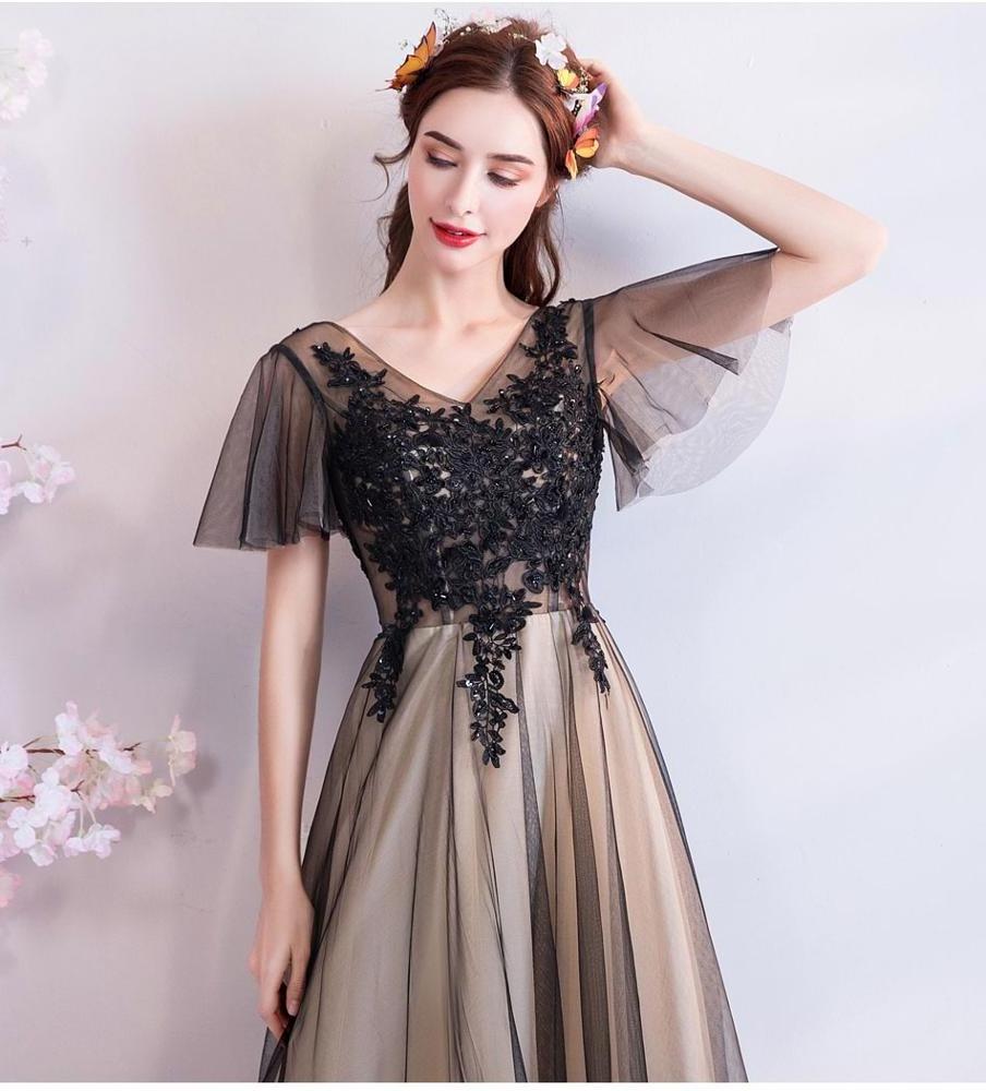 TS7118 Jancember black beautiful lady fashion new design normal party luxury bridesmaid girl formal sexy party dresses for women