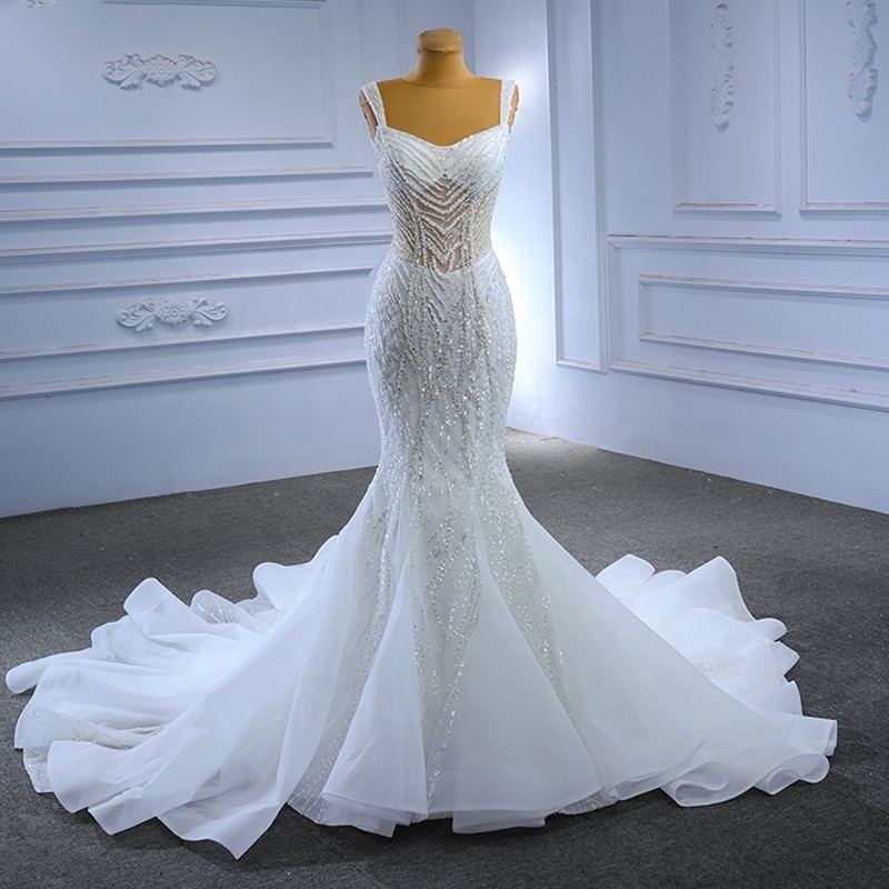 Jancember 222147 2023 New Illusion Mermaid Wedding Dresses Women Gowns